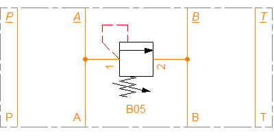 Modular element PU5-B05
